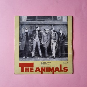The Animals - I'm Mad Again | Vintage 7" Record Vinyl | Sixties Classic | Retro Covers | Columbia SLEM 2195 45RPM EP Record