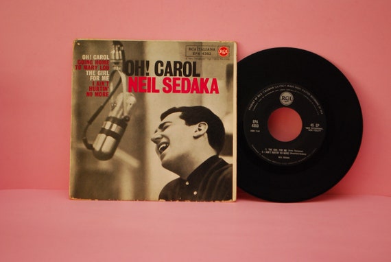 Neil Sedaka – Oh! Carol | 7" Record Vinyl | Single Record Vintage Music Sixties Classic | Retro Covers |