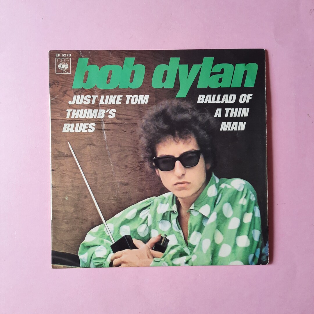 Bob Dylan Ballad of A Thin Man / Just Like Tom Thumb's Blues Vintage 7 Record Vinyl Sixties Bob Dylan Ballad of A Thin Man / Just Like Tom Thumb's Blues Vintage 7 Record Vinyl Sixties