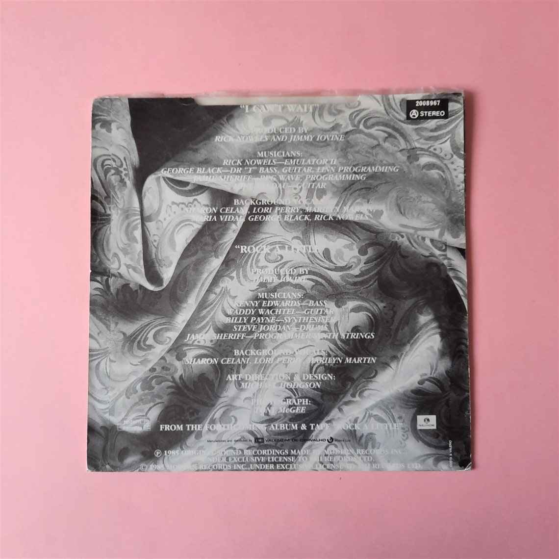 Stevie Nicks – I Can't Wait 1986 | Vintage 7" Record Vinyl  | Eighties Classic | Retro Covers |, foto 2 di 4