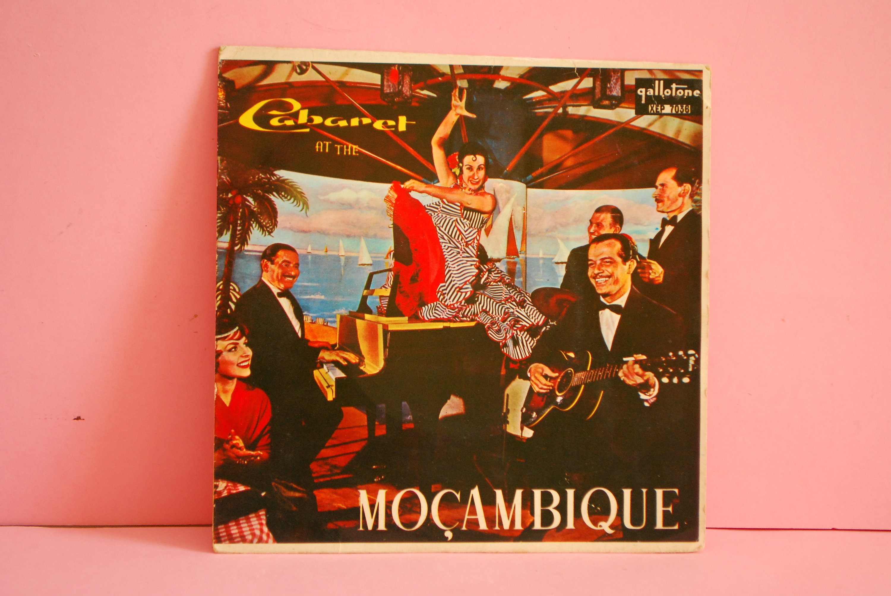 largest fashion store Vintage Fado Vinyl -  7 record Vinyl, Cabaret –  At The Moçambique