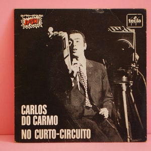 Carlos do Carmo 7" record, Single record Fado Portugal Seventies Collectible Record Tecla, Portuguese Fado Lisbon Alfama, Pedra Filosofal.