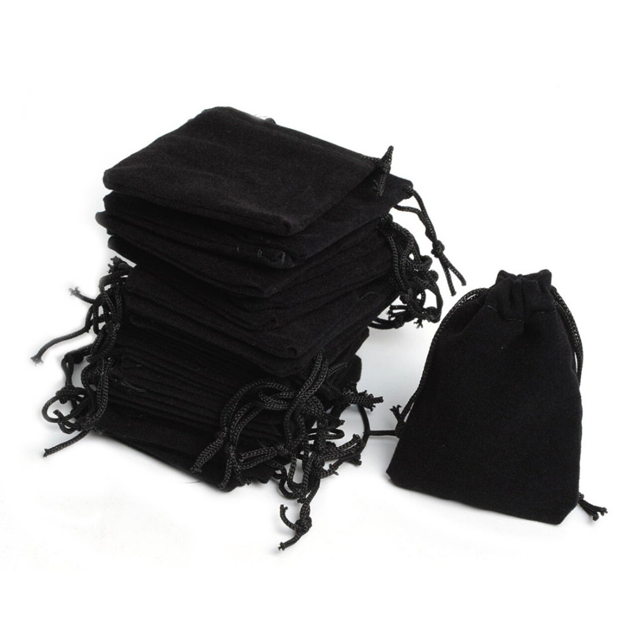100 Velvet Jewelry Bags Draw String Great Deal Etsy