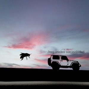 Bee easter egg vehicle decal