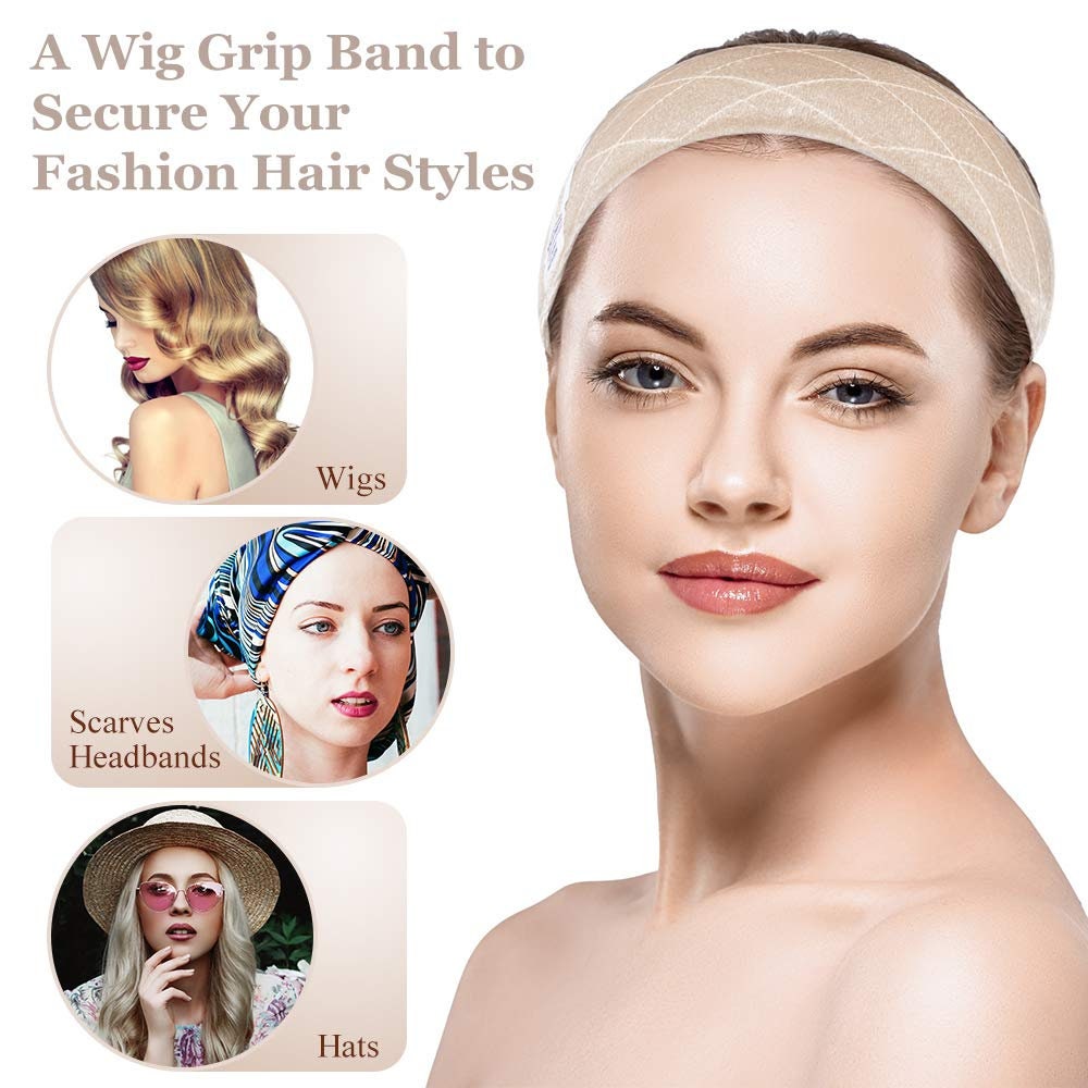 Silicone Wig Grip Head Band, Non-slip Wig Bands for Wigs 