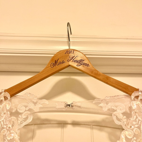 Wedding Hanger Personalized Etsy