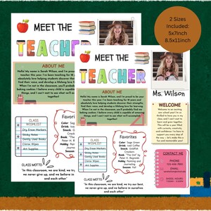Editable Meet the Teacher Flyer Template: Back to School Newsletter ...