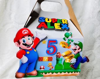 Bedankdoos Super Mario Bros, Feestdecoratie Super Mario Bros, Feestdecoratie Feestje, Feestdecoratie Verjaardag, Feestdecoratiedoos Super Mario Bros, Feestdecoratiedoos Super Mario Bros