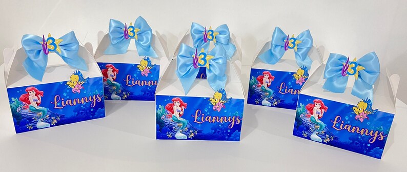 Little Mermaid Ariel Birthday Party, Mermaid Ariel Party Box Ariel ...