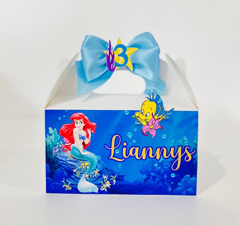 Little Mermaid Ariel Birthday Party, Mermaid Ariel Party Box Ariel ...