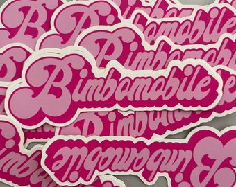 BIMBOMOBILE 5 inch matte vinyl sticker