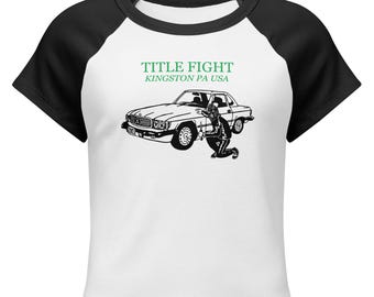 Title Fight Kingston PA Car micro rib raglan baby tee