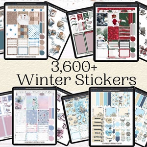 Winter Digital Sticker Pack | Digital Planner Stickers | Goodnotes Stickers | iPad Stickers | Seasonal Digital Sticker Pack