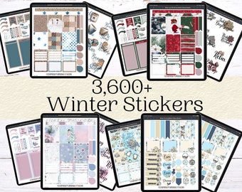 Winter Digital Sticker Pack | Digital Planner Stickers | Goodnotes Stickers | iPad Stickers | Seasonal Digital Sticker Pack