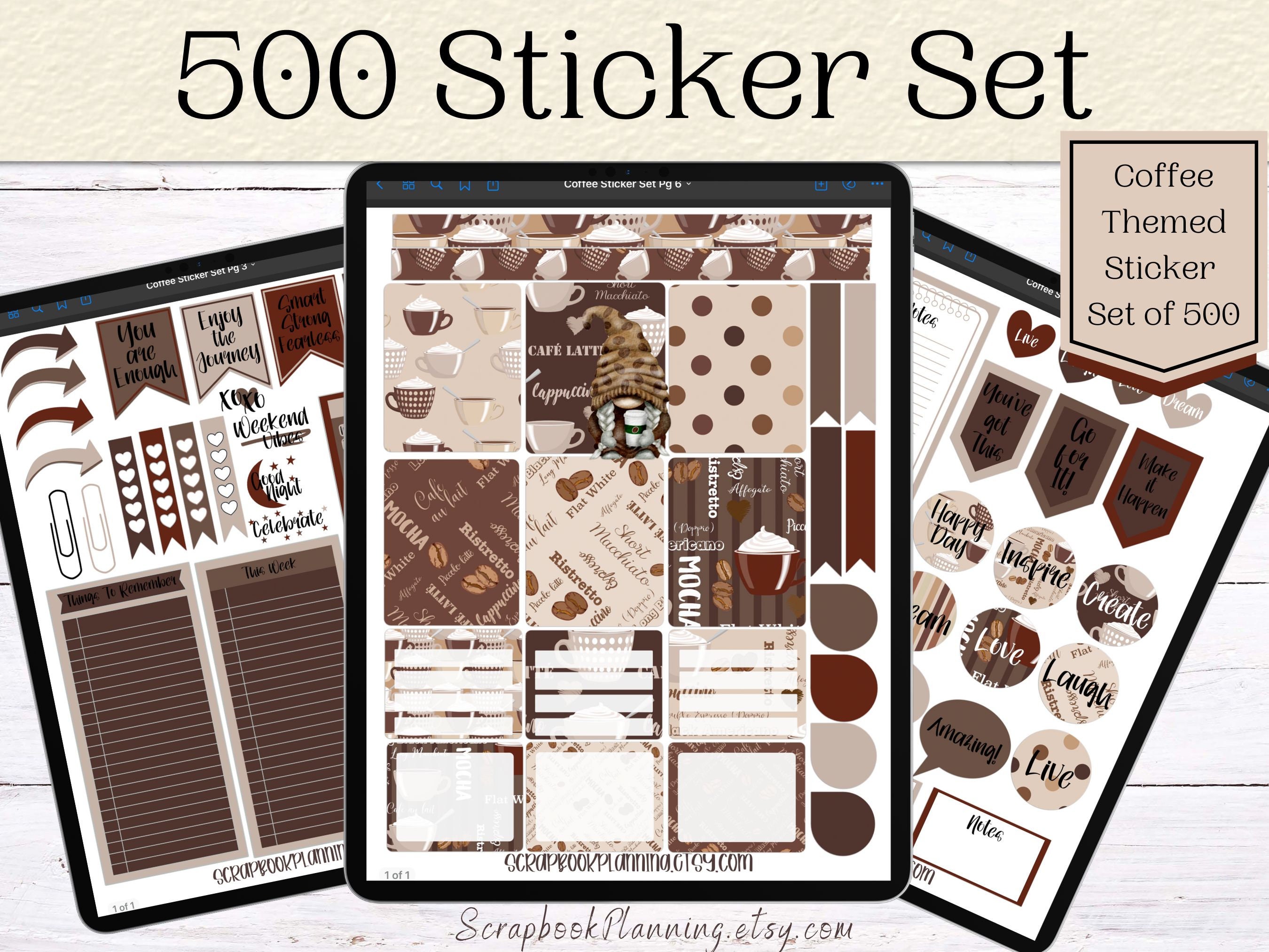 500 1 Inch stickers for $50!