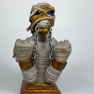 Iron Maiden Büste (Eddie) 3D Gedruckt, 18cm Iron Maiden Eddie Figur Charakter 3D Gedruckt