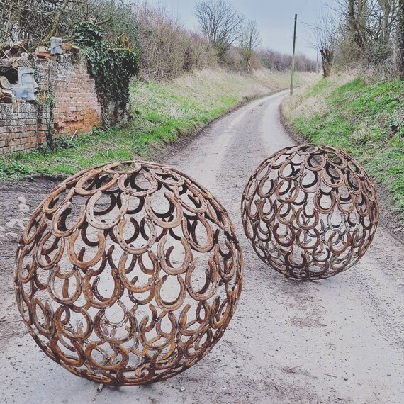 Handmade Horseshoe Spheres Etsy