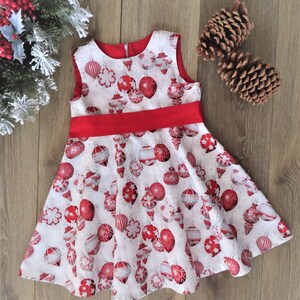 Christmas Ornament Dress - Girls Size 6