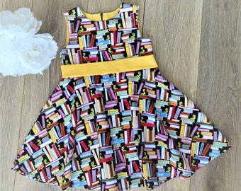 Girl's Bookworm Dress | Back to School Dress |