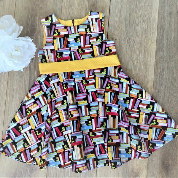 Girl's Bookworm Dress | Back to School Dress |