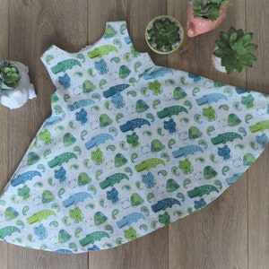 2 yo Baby Reptile Dress | Toddler Alligator Dress | Ready to Ship