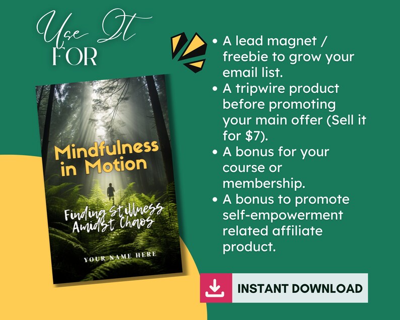 Done for You Mindfulness Canva Template Ebook & Landing Page Elementor ...