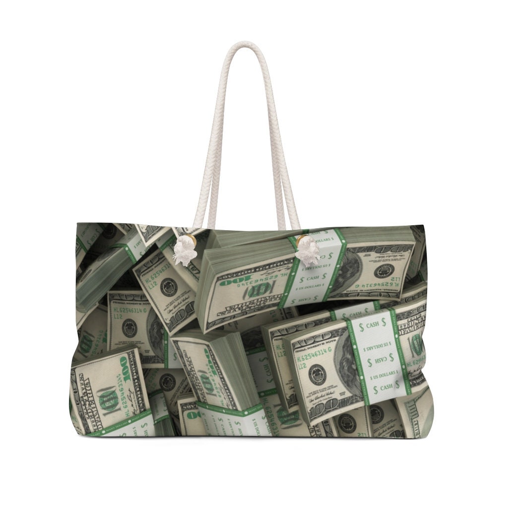 Money 3D Print Small Business Owner Oversized Weekender Bag