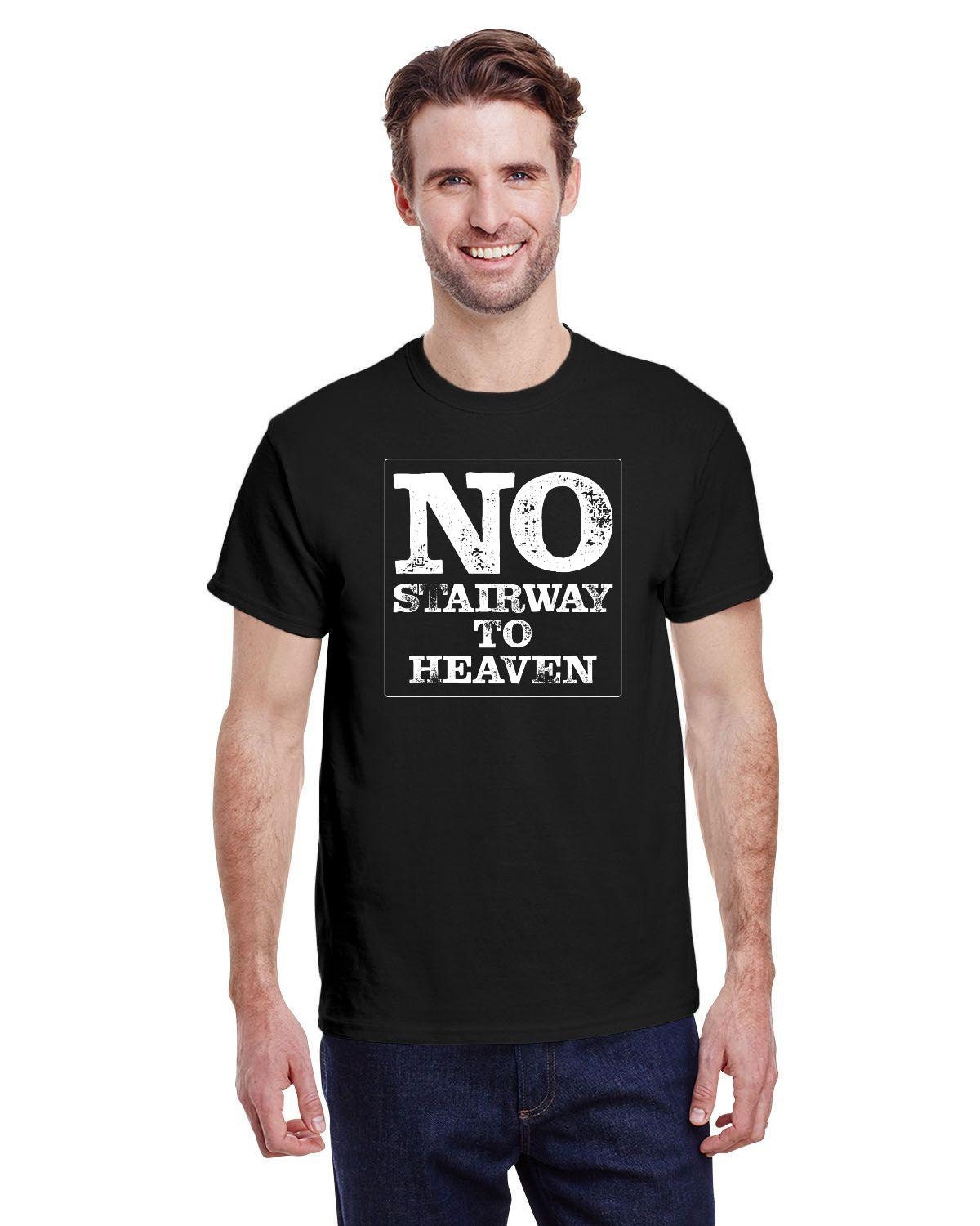 No Stairway to Heaven Shirt Funny Guitar T-shirt Party Time Tee No 