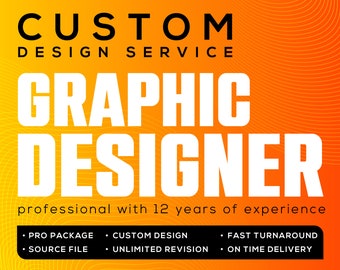 Custom Graphic Design Service, Logo, Flyer, Brochure