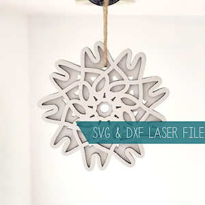 Adorno de dientes de dentista // Archivo de corte láser SVG DXF para Glowforge // Regalo de asistente dental