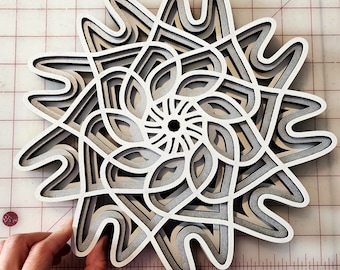 Dentist Office Decor: Teeth Mandala Laser SVG Cut File (Digital PDF)