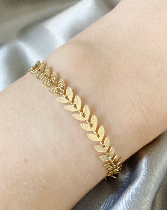 Boho Laurel Leaf Arm Cuff Malabar Gold Bracelet Designs Gold Color, Elegant  Armband For Women Q0720 From Sihuai05, $8.37 | DHgate.Com