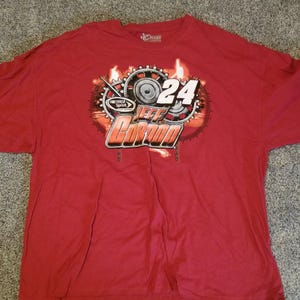 Jeff Gordon 2015 NASCAR Schedule T-Shirt Adult 3XL