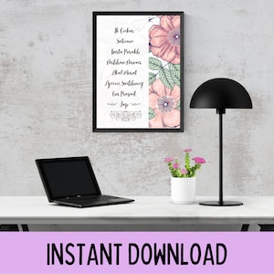 Mool Mantar - Sikh Wall Art - Sikh Sayings - Sikh Wall Art - Punjabi Art - Punjabi Gift - Sikh Digital Prints - Sikh Prints - Instant Gift