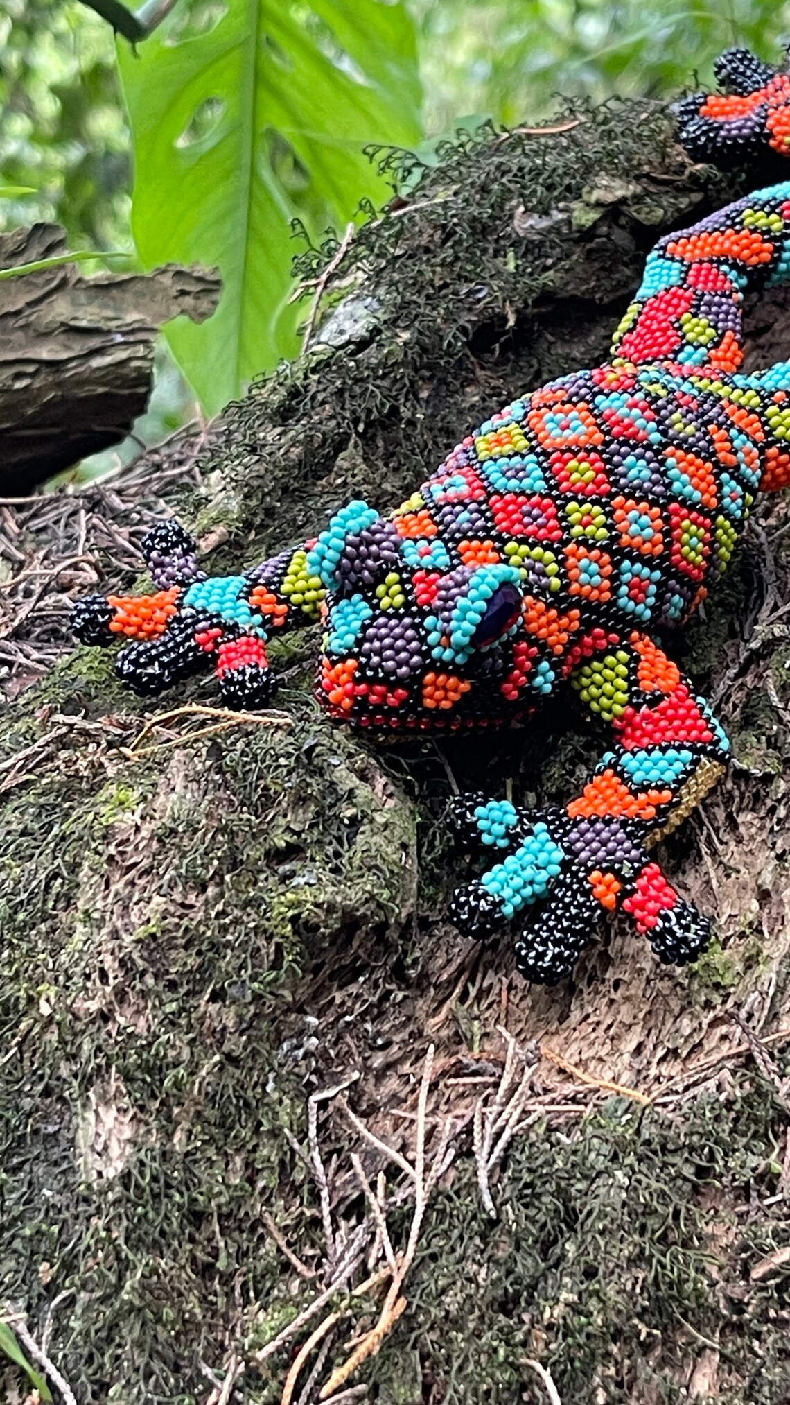 3D Seed Bead Frog Seed Bead Animals Glass Seed Beaded Frog Etsy