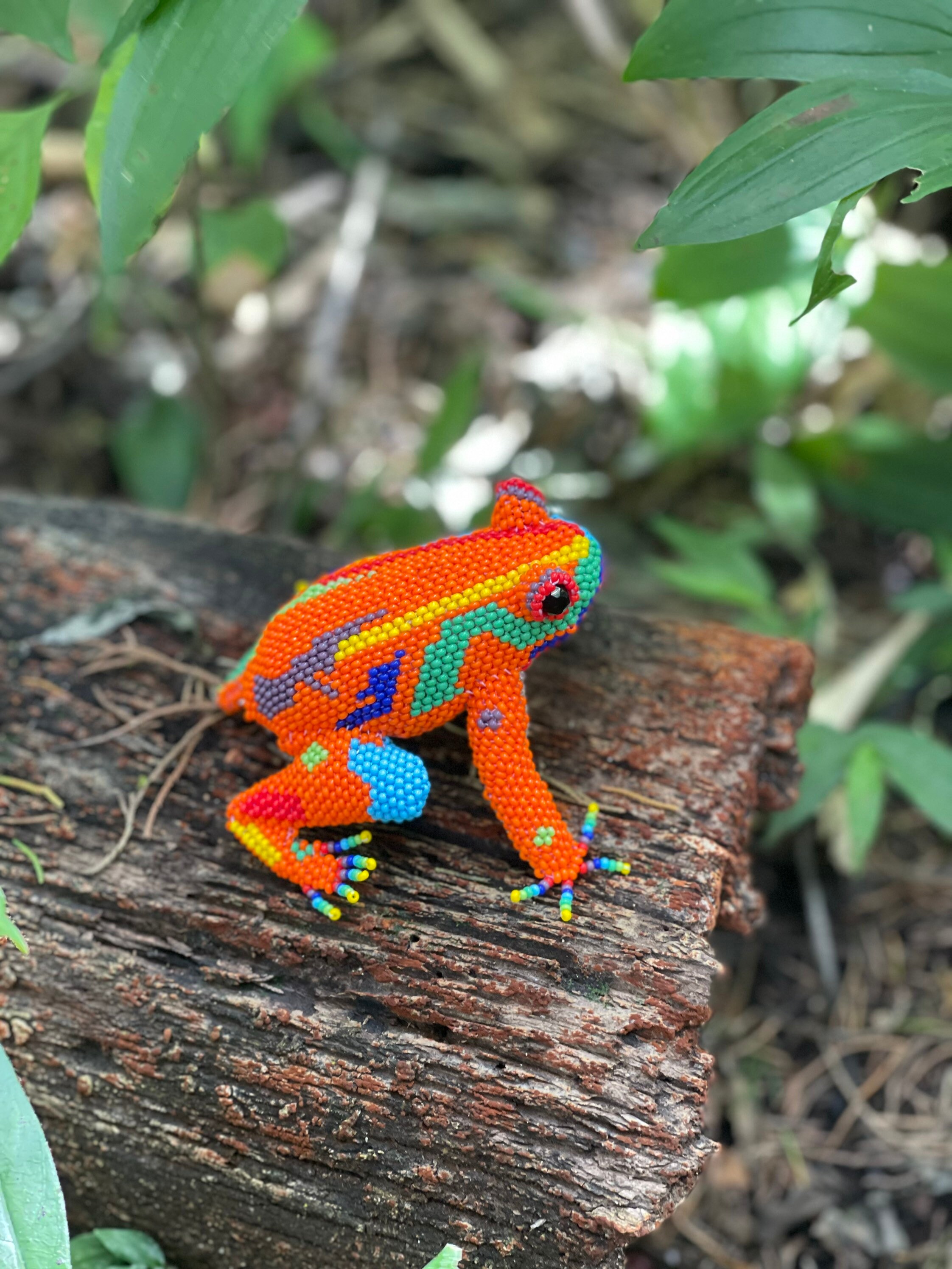 3D Seed Bead Frogs Frog Seed Bead Sculpture Seed Bead Animal Etsy