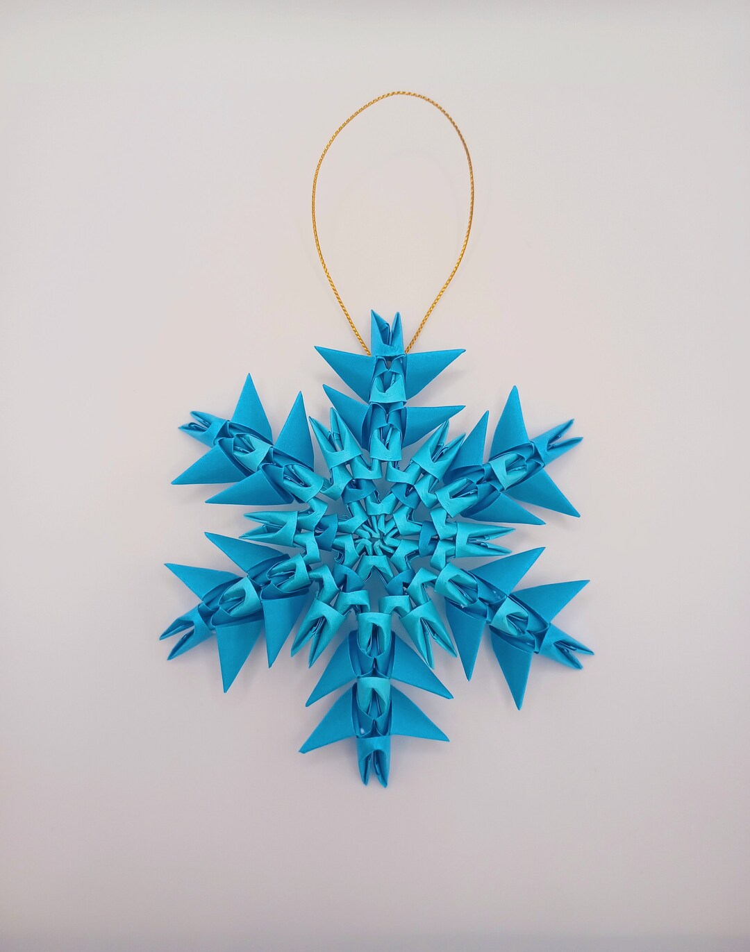 Décoration de Noël Flocon de neige en origami 3D - Etsy France
