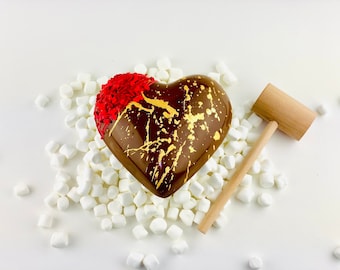Large Chocolate Smash Heart