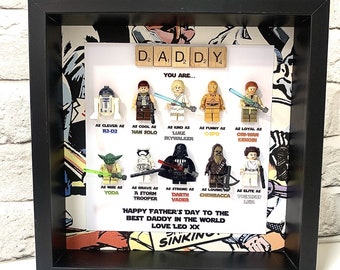 Personalised Fathers Day Gifts, Personalised Star Wars Gifts, Personalised Birthday Gifts, Gifts for Dad, Gifts for Daddy, Gifts for Son
