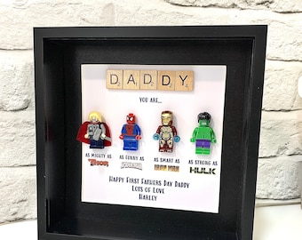 Quadretto Festa del Papà in digitale o con cornice, regalo personalizzato festa del papà, regalo papà, foto con papà,dedica papà,definizione - Italia