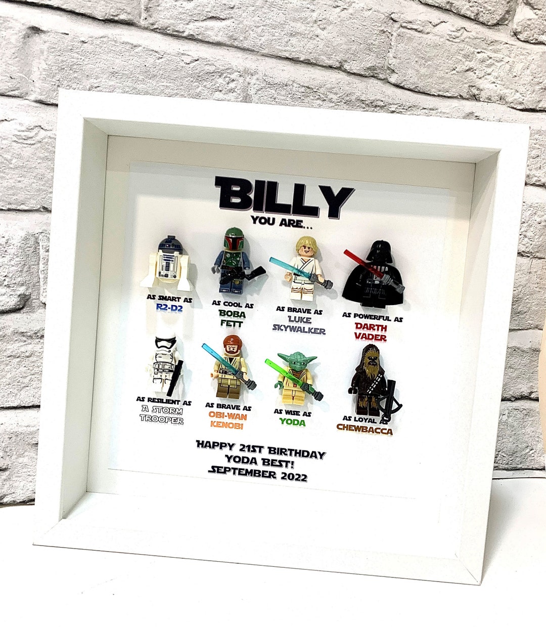 Personalised Star Wars Gifts, Personalised Box Frames