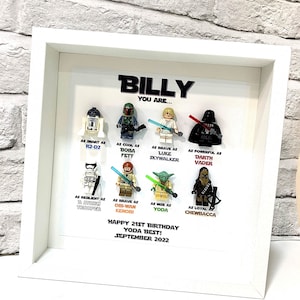 Personalised Star Wars Gifts, Personalised Box Frames, Personalised Birthday Gifts, Gifts for Dad, Gifts for Daddy, Gifts for Son, Valentine
