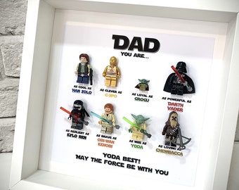 Personalised Star Wars Gifts, Personalised Fathers Day Gifts, Personalised Box Frames, Personalised Birthday Gifts, Star Wars Father's Day