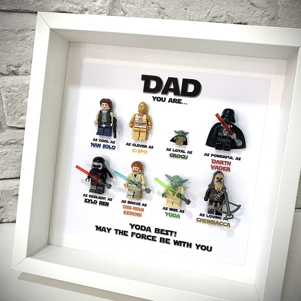 Personalised Star Wars Gifts, Personalised Fathers Day Gifts, Personalised Box Frames, Personalised Birthday Gifts, Star Wars Father's Day