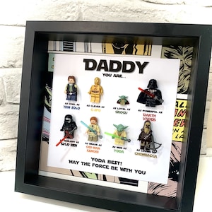 Personalised Fathers Day Gifts, Personalised Fathers Day Gifts, Personalised Box Frames, Personalised Birthday Gifts, Star Wars Father's Day