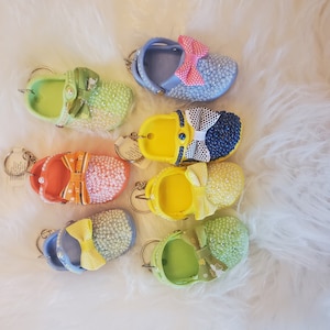 Classic Clog Keychain w/ Embellishment