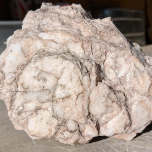 Large White Quartz Crystal Rock: Natural Carolina Specimen, 16 lb