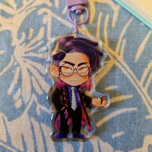 Pkmn Legends Z-A Character Charms // Corbeau 2.5&quot; Acrylic Charm