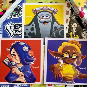 Splatoon | Deep Cut Square Prints