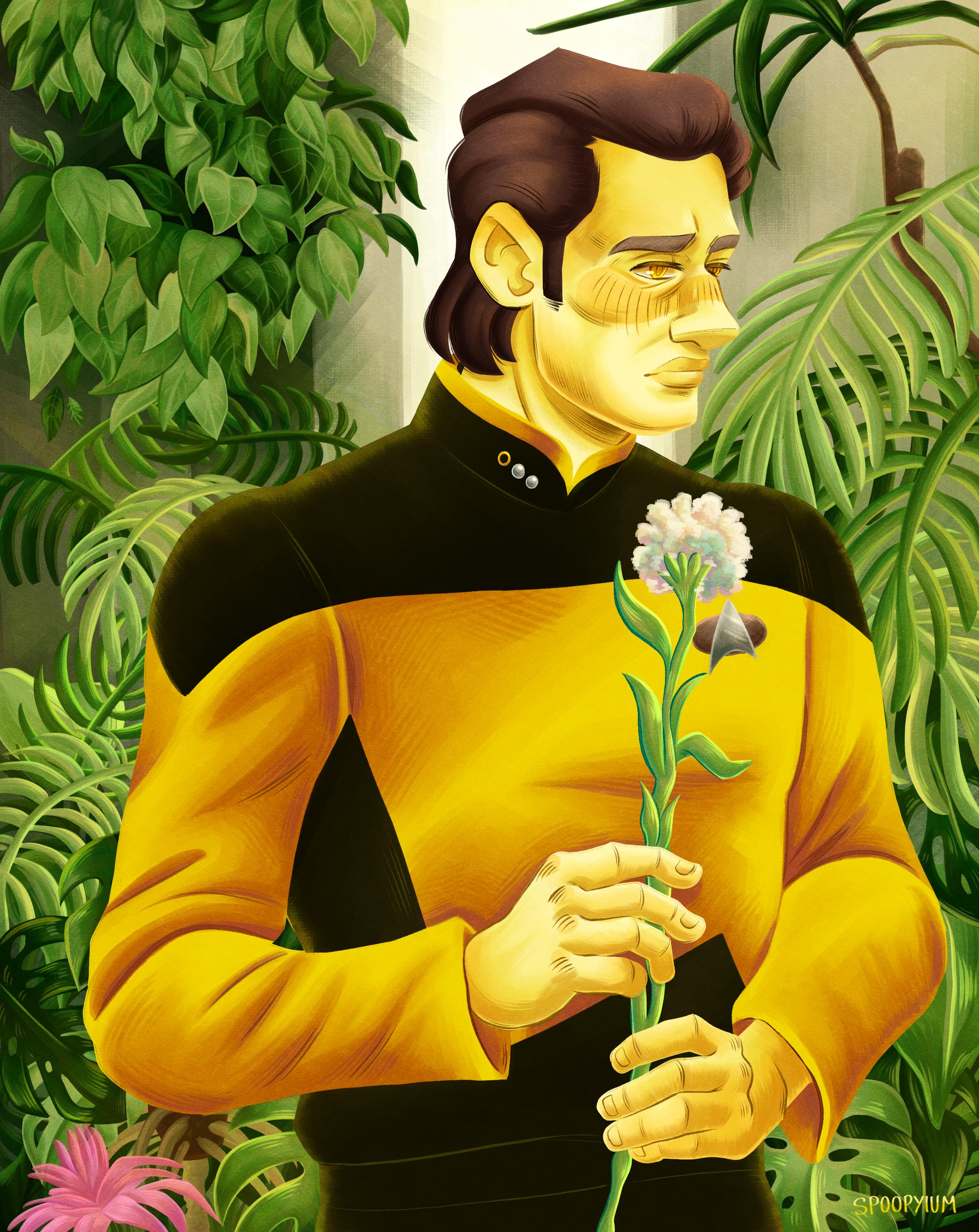 ST TNG: Lt Commander Data A5 Art Prints - Etsy